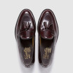 Mocasín Burdeos con Borlas