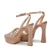Sandalia Tacón Iriata en nude