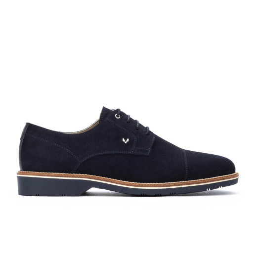 Blucher en ante azul