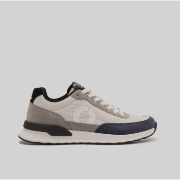 Zapatilla Conde azul y gris