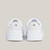 Zapatilla Court en piel blanco