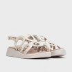 Sandalia Toledo en blanco