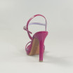 Sandalia Alta Charol Fuxia